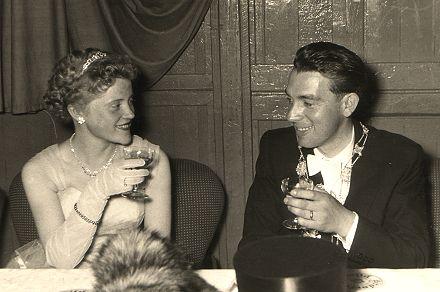 1955/56 S.M. Fredy I. und Königin Annemarie Hess