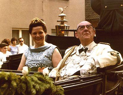 1963/64 S.M. Erich I. und Königin Eva Franken