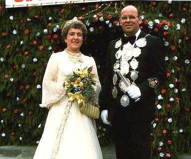 1980/81 S.M. Heinz V. und Königin Käthe Schmitz