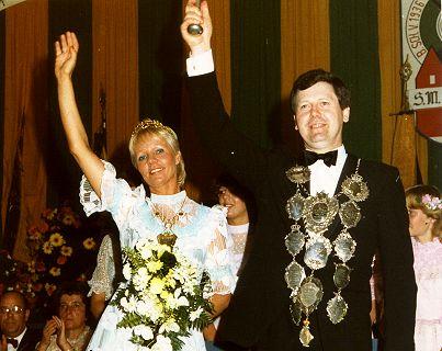 1981/82 S.M. Karl-Josef I. und Königin Inge Thienen