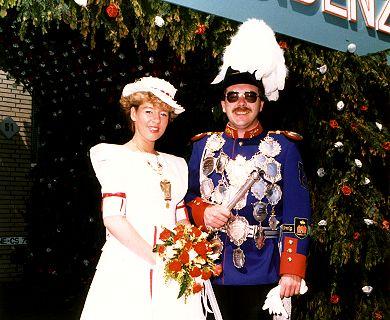 1984/85 S.M. Hans-Peter I. und Königin Martina Weiß