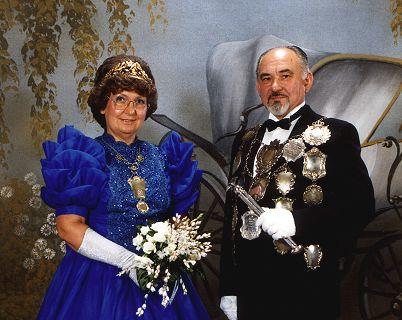 1987/88 S.M. Werner I. und Königin Rosemarie Ohmann