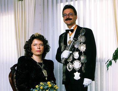 1992/93 S.M. Karl-Heinz I. und Königin Annemarie Wolf