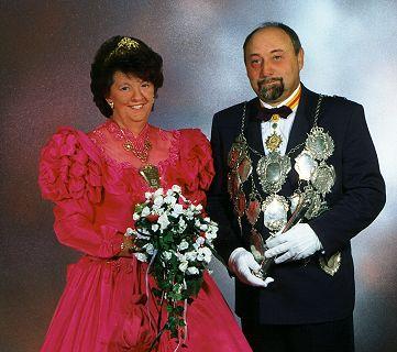 1994/95 S.M. Hans-Dieter I. und Königin Gerda Franken