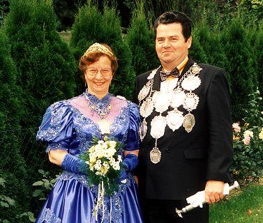 1996/97 S.M. Heinz VIII. und Königin Käthe Rickal