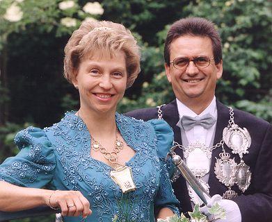 1999/2000 S.M. Hans-Theo I. und Königin Christel Wolf